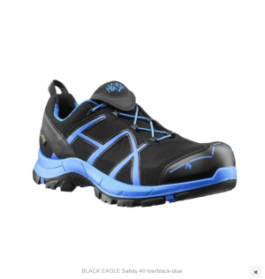 Haix Black Eagle safety 40 low black/ blue UK 8